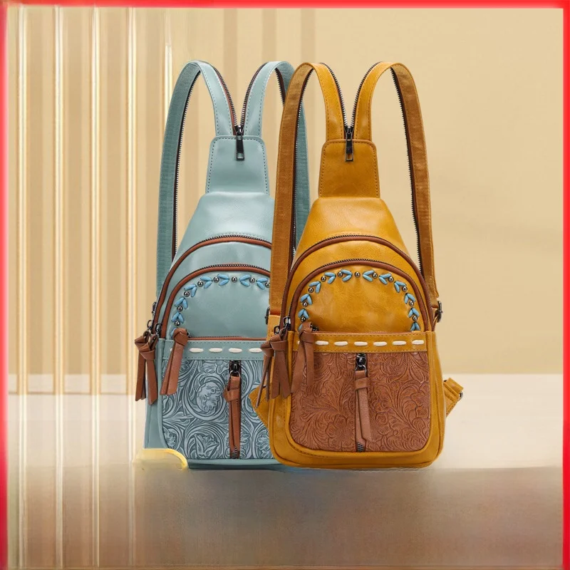 retro-portable-outdoor-women's-crossbody-chest-bag-and-backpack-spicy-girl-commuter-versatile-pu-material-from-china