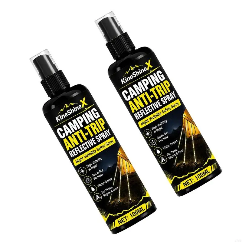 M76E Reflective Sprayer Paint Coating for Bike and Motorcycle Marking, 100mL for Camping Gear and Roadside Warning Sign Tasks