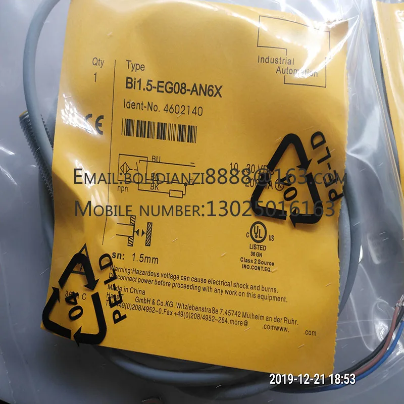 BI8U-M18-AP6X 100% novo interruptor de proximidade original