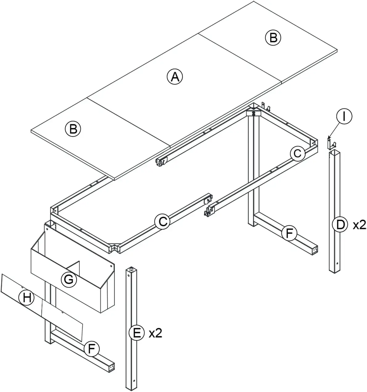 71 Inch Thuiskantoor Computer Tweekleurig Paneelbureau Met Opbergtas En Haak, Zwart, Sandelhout Kleur, Industriële Moder