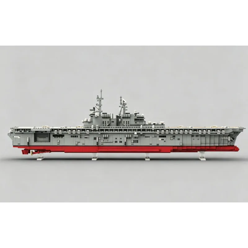 Ocean MOC-231557 New Cargo Military Warship Cruise Ship Building Blocks Model, 2635 Parts, Adult Educational Custom Toy Gift