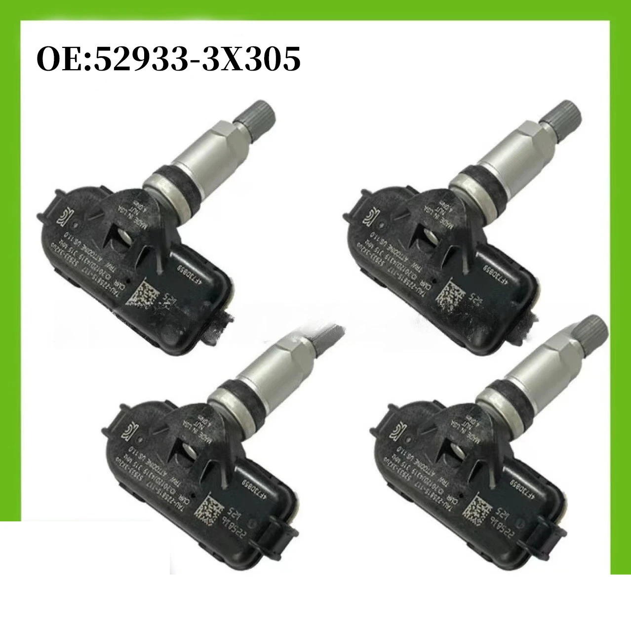 

52933-3X305 1/4pcs TPMS Tire Pressure Monitor Sensor for Hyundai Elantra MD HD Kia Avante i35 Elantra 2006-2015