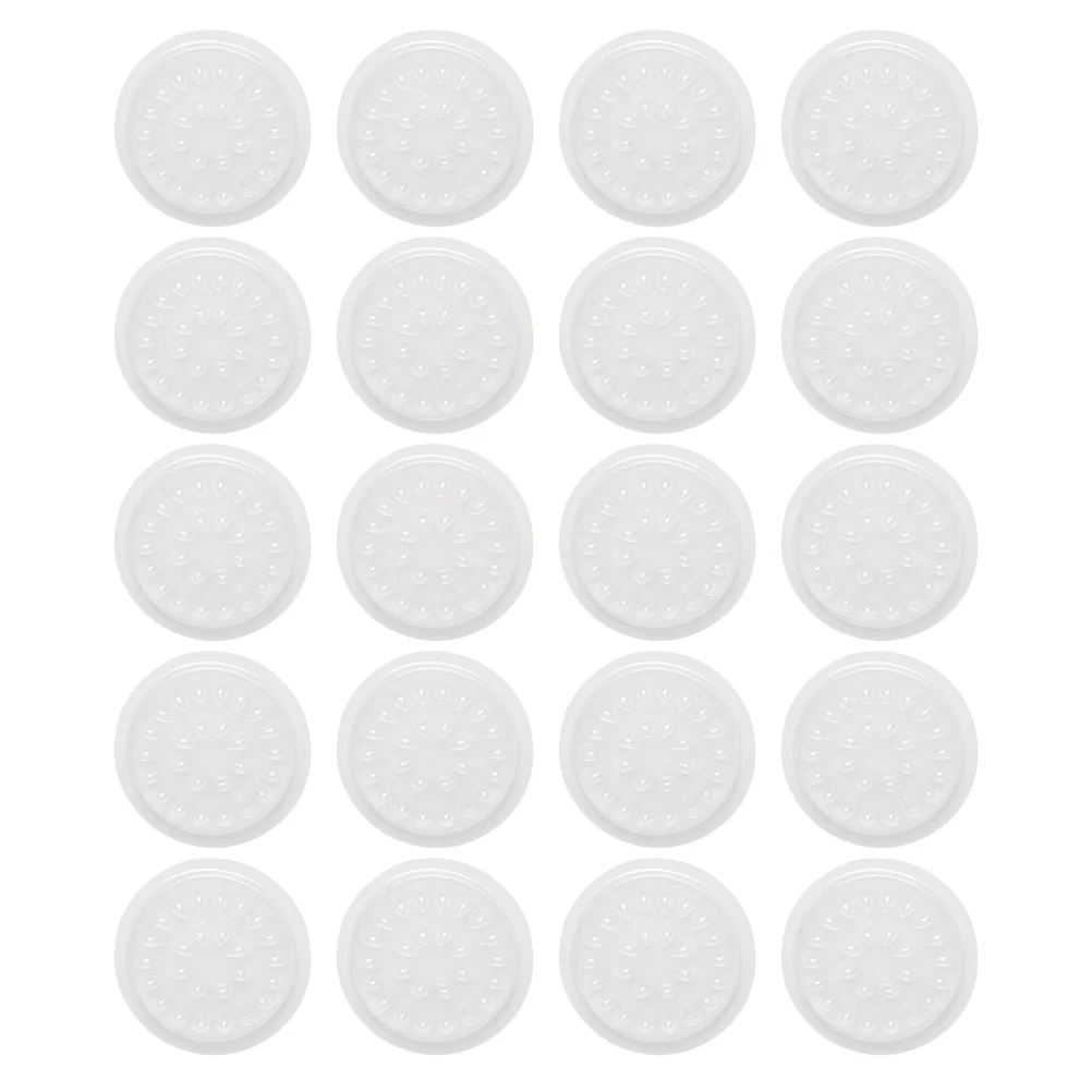 

20pcs Eyelash Grafting Plates Premium Abs Glue Holder For Lash Extension Beginners Durable With Grooves Eyelash Glue Plates