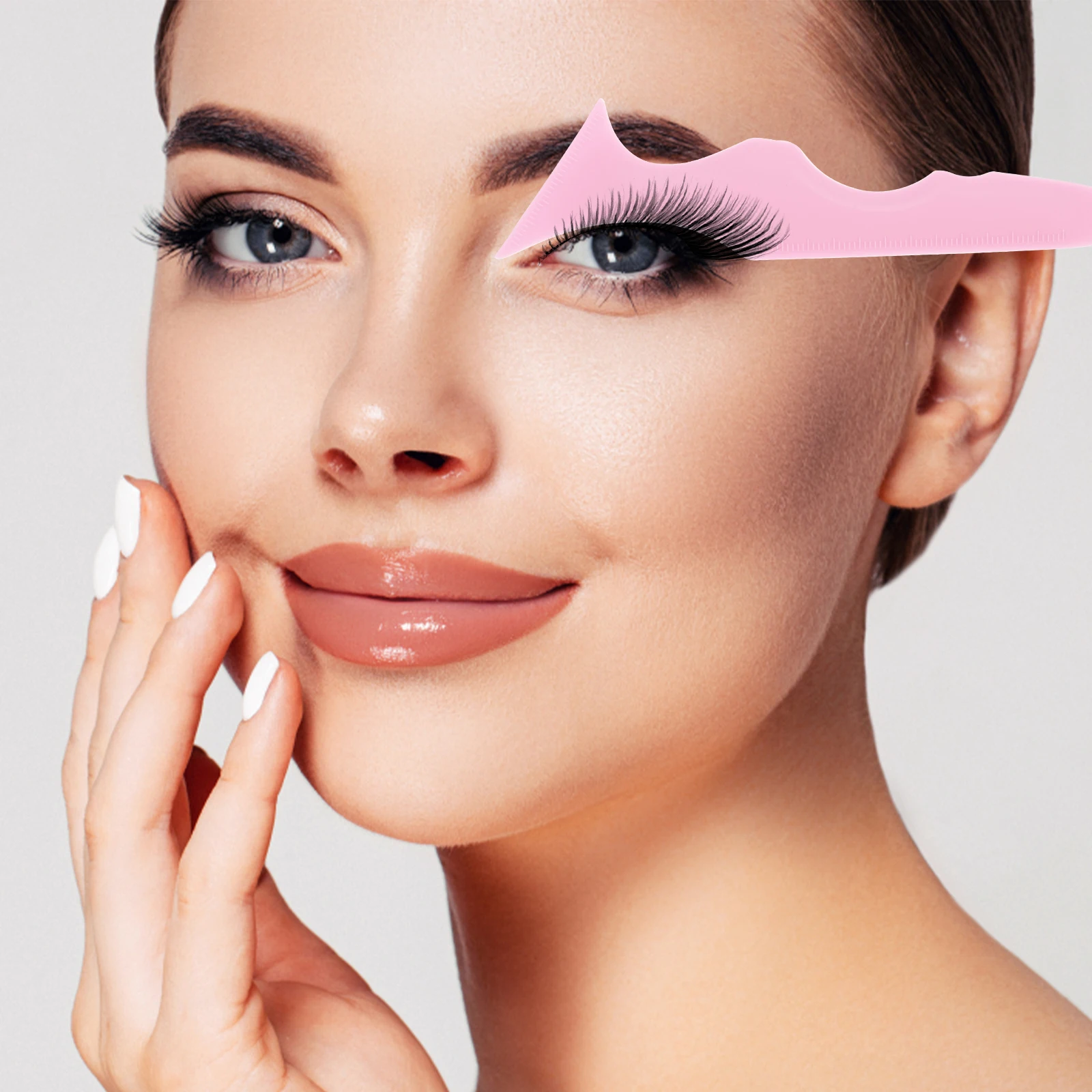

Pencil Beauty Aid Travel Mascara Eyeliner Silicone Lipstick Stencil Makeup Tool