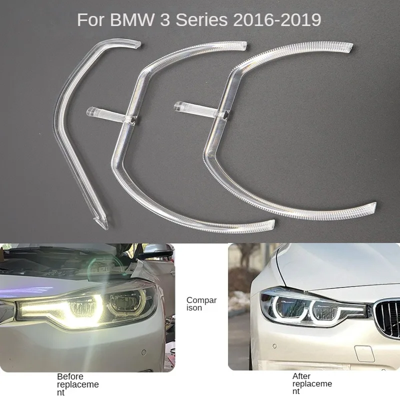 

Для BMW 3 Series F35 2016-2019 Φ DRL светодиодный направляющая лампа для дневных ходовых огней