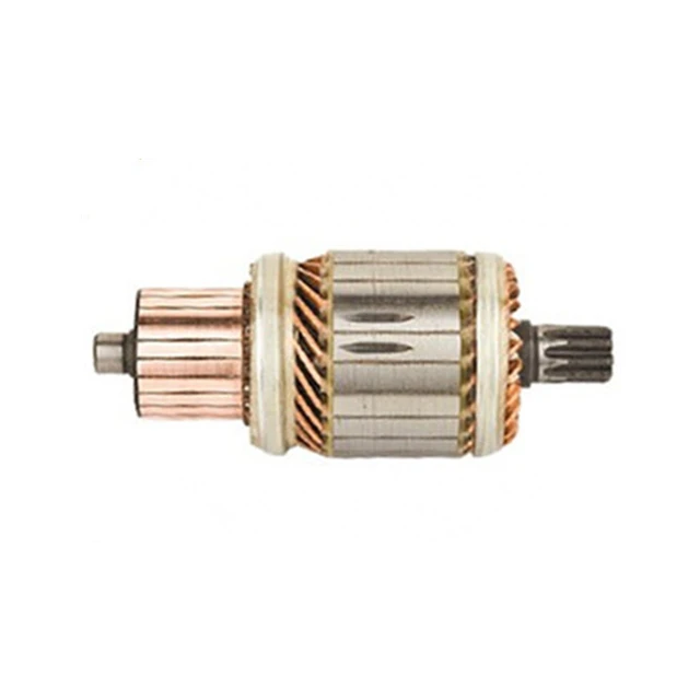 starter motor armature with 100% copper wire