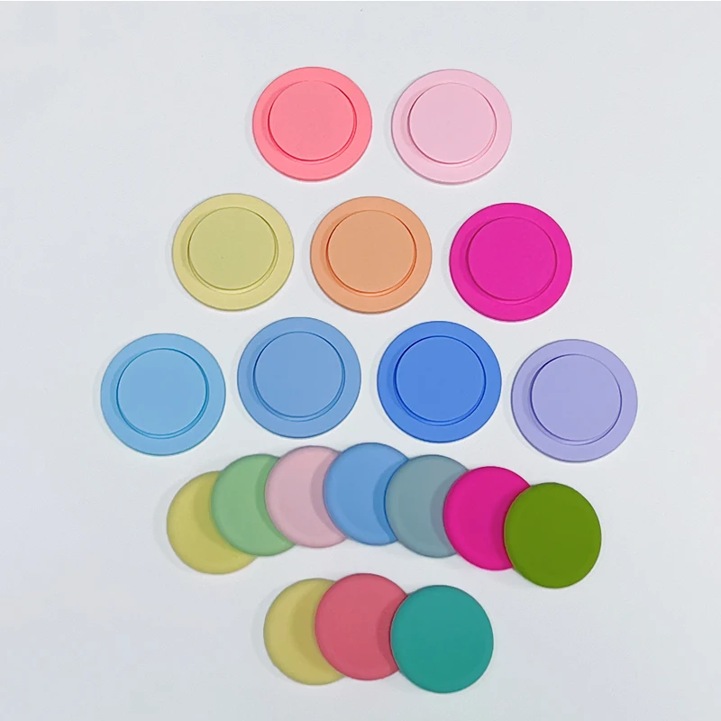 لطيف ملون الوردي حامل مغناطيسي مستدير قبضة توك Griptok حامل هاتف حامل دعم آيفون 17 16 للوحة Magsafe الذكية توك