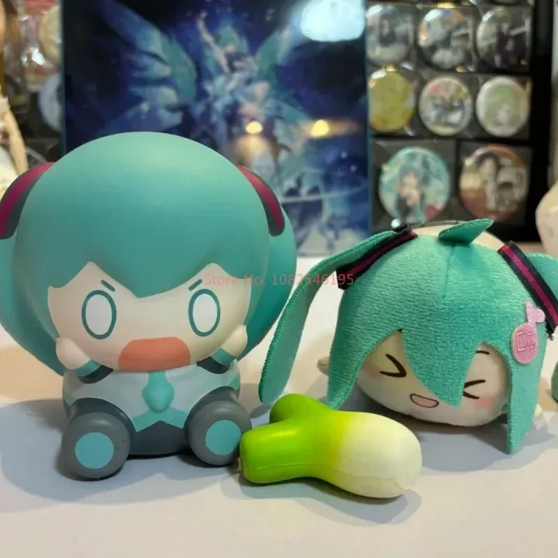 أنيمي هاتسون ميكو كتي أفخم الموسيقى صندوق أعمى دمية لينة الطرفية مفاجأة تخمين صندوق الأطفال الشكل Kawaii هدايا عيد الميلاد لعبة