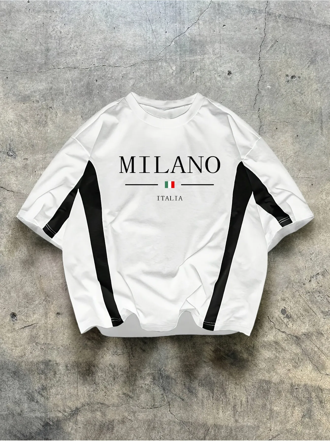 2026 Summer New Style Men's T-shirt Street Casual Fashion Comfortable Soft Lightweight 3D Letter Pattern Print