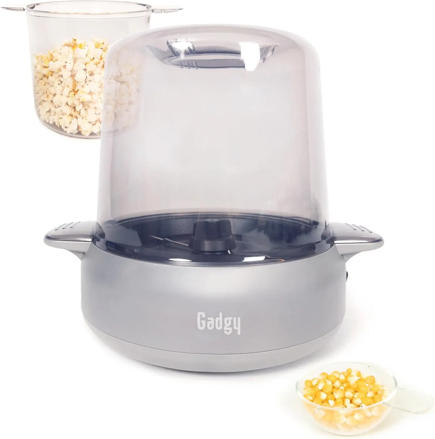 

Popcorn Machine – 500W Electric Hot Oil Popcorn Maker with Non-Stick Plate, Lid & Stirrer – Large 24-Cup Popper for Home