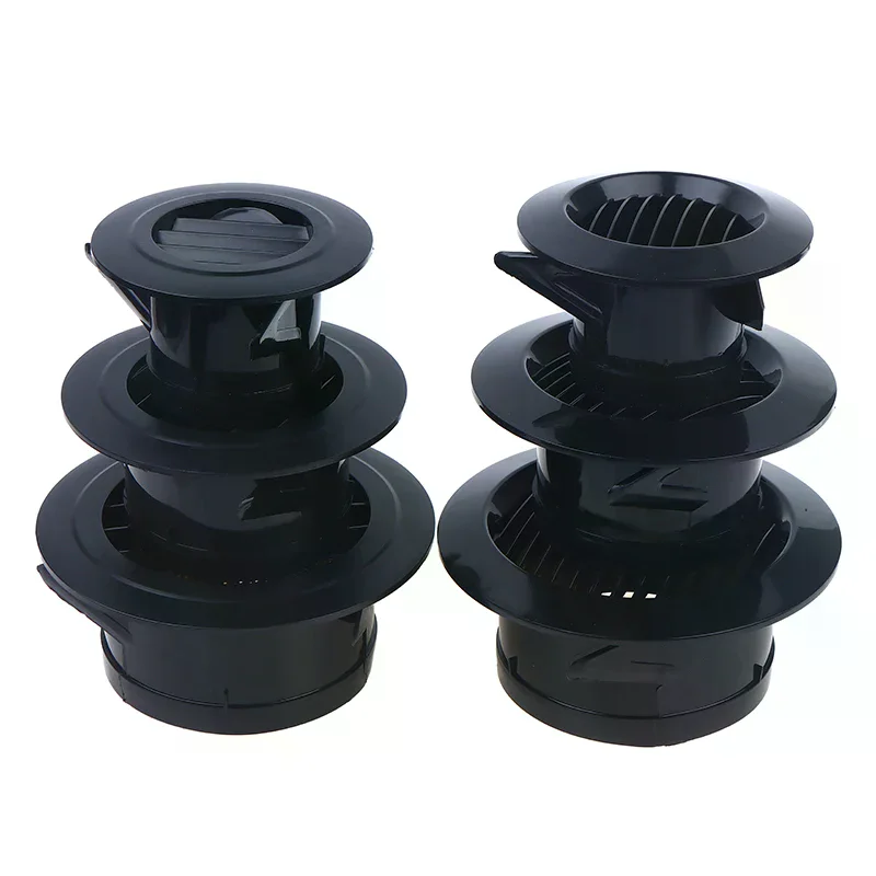 4 Shapes Availables 75/100/125mm Round Ducting Ventilation Cover Air Vent Extract Valve Grille Air Circulation Vents Cover