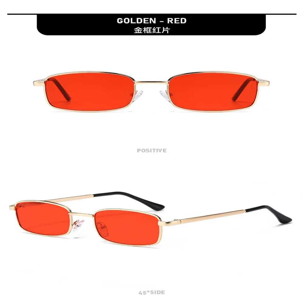 KLASSNUM Neue kleine Metall-Sonnenbrillen für Damen und Herren, trendige Retro-Brillen mit quadratischen und runden Rahmen, UV400-Brillen, Großhandel – Detail 10