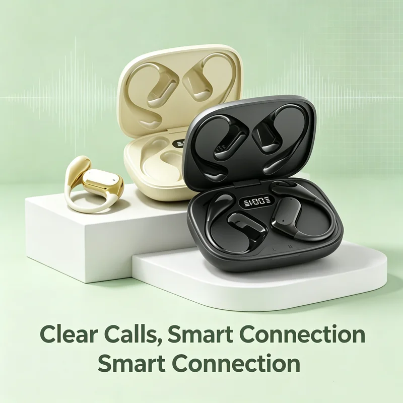 Original TWS Silicone in Ear Hanging Hook Sports Mobile Phones Microphone HD Call ENC Noise Reduction Wireless Bluetooth