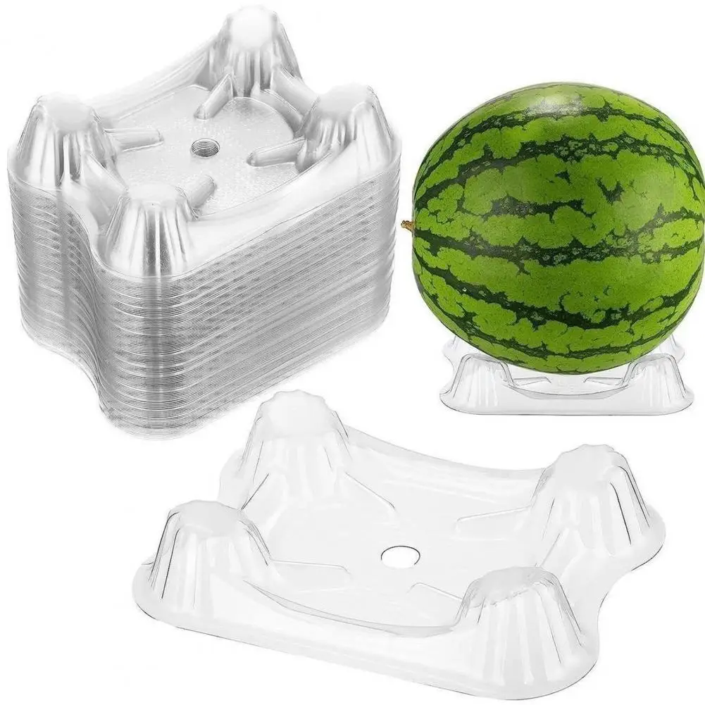 Watermelon Holder Stackable Melon Cradle Support Stand for Cantaloupe Watermelon Reusable Fruit Protection Rack Cage for Garden