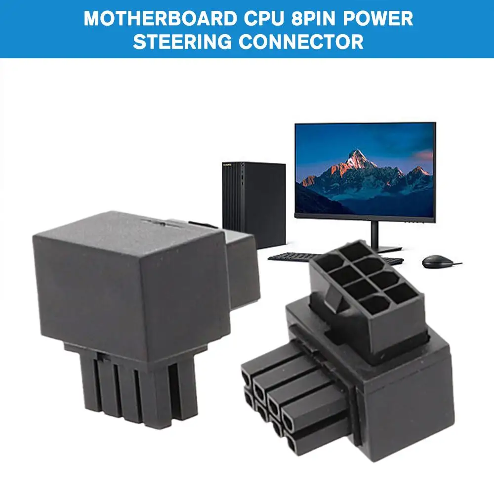 Motherboard CPU Servolenkung stecker 90 Grad Adapter Power Interface Lenkkopf