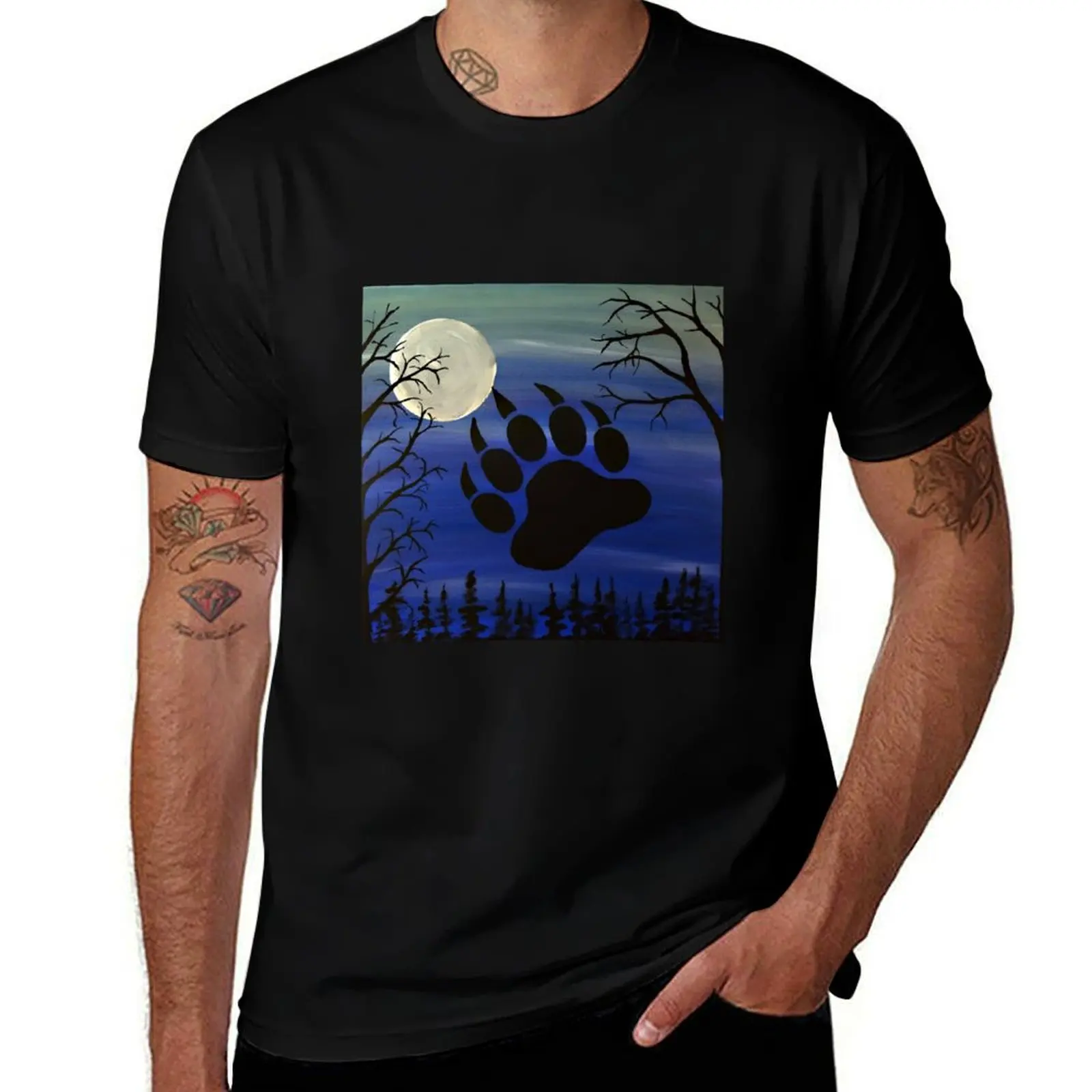 

Bear Paw T-Shirt anime stuff sweat sublime graphic t shirt vintage men clothings