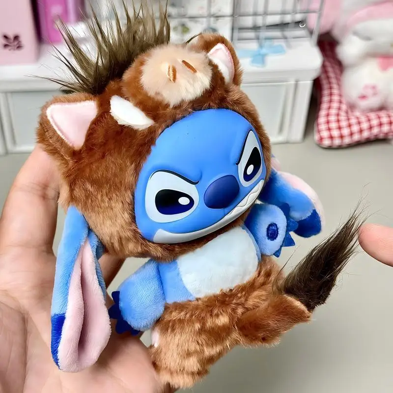 Disney Stitch Wild Animal Series Vinyl Plush Blind Box Stitch Mystery Box Doll Bag Keychain Pendant Decor Surprise Bag Toy Gifts