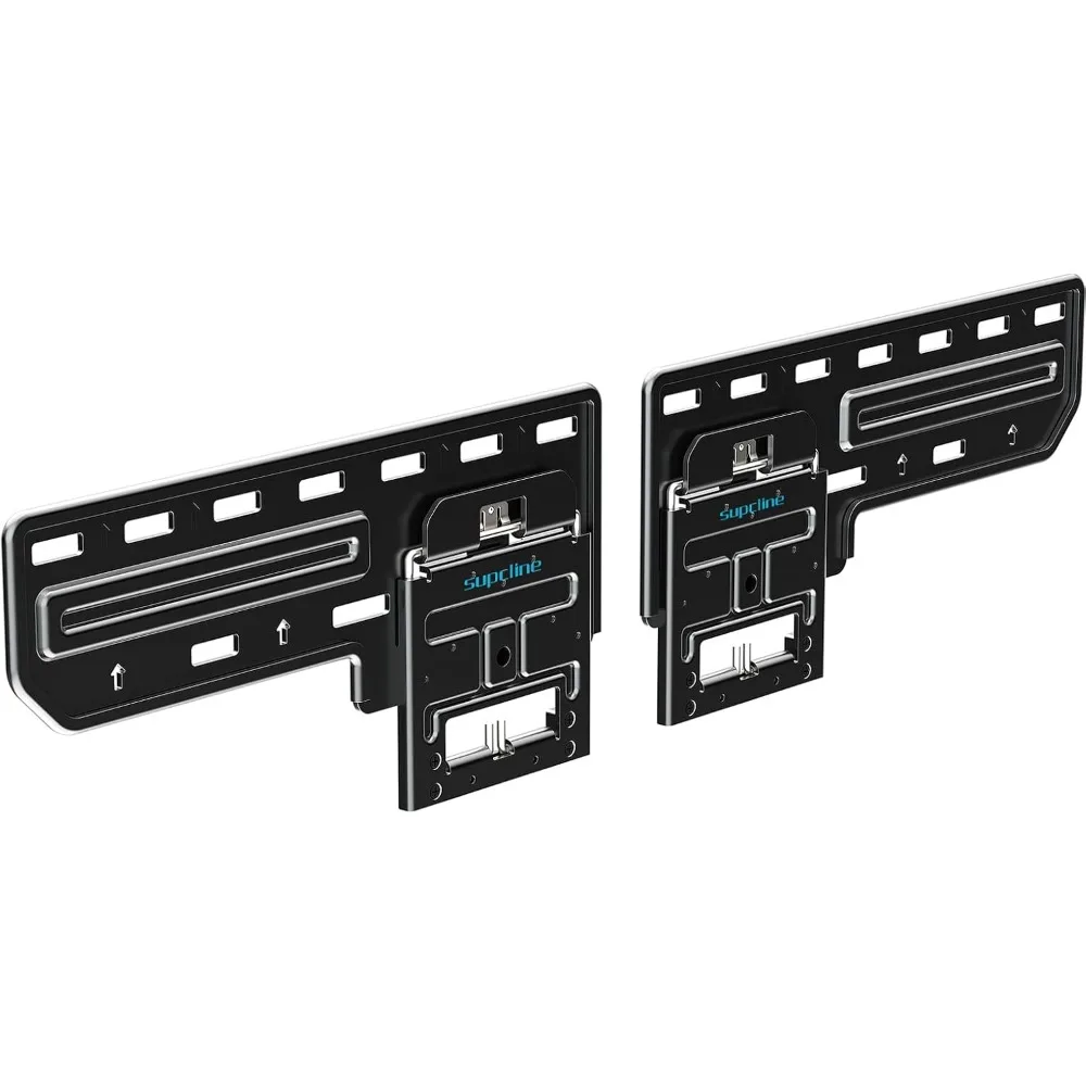 Ультратонкое настенное крепление для телевизоров с плоскими и рамками диаметром 55–100 дюймов, низкопрофильное крепление только 0,31 дюйма для плоского настенного телевизора, настенное крепление Micro Gap