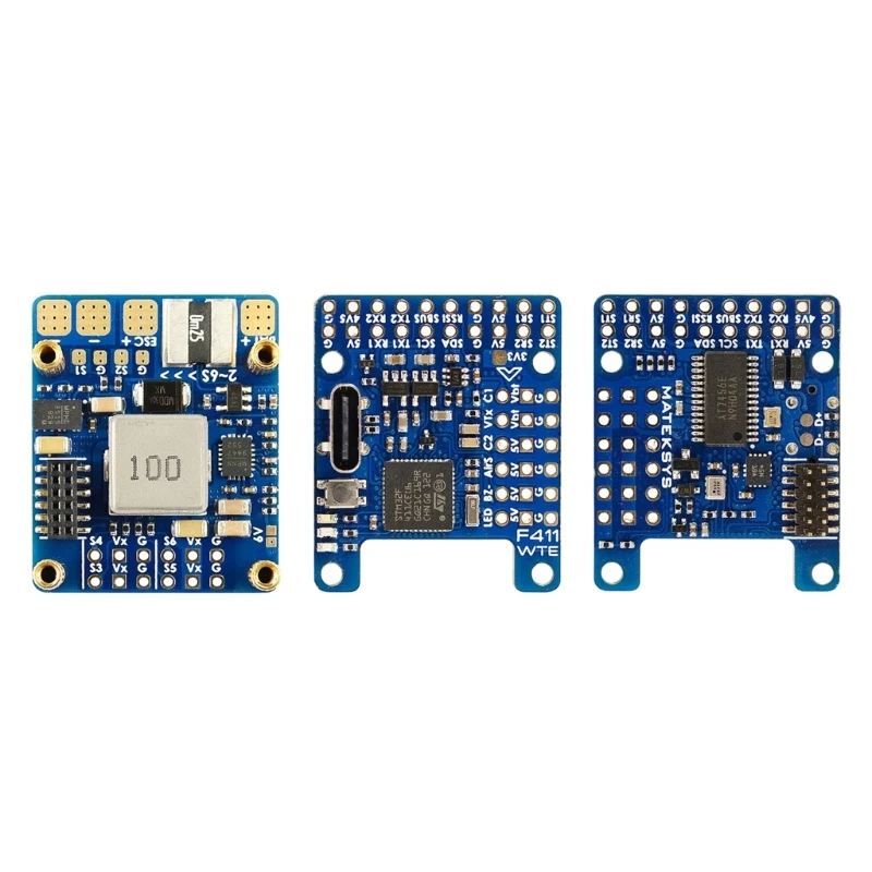 53CC Advanced MATEK F411-WTE Flight Controller with 90A Current Sensors for Racing