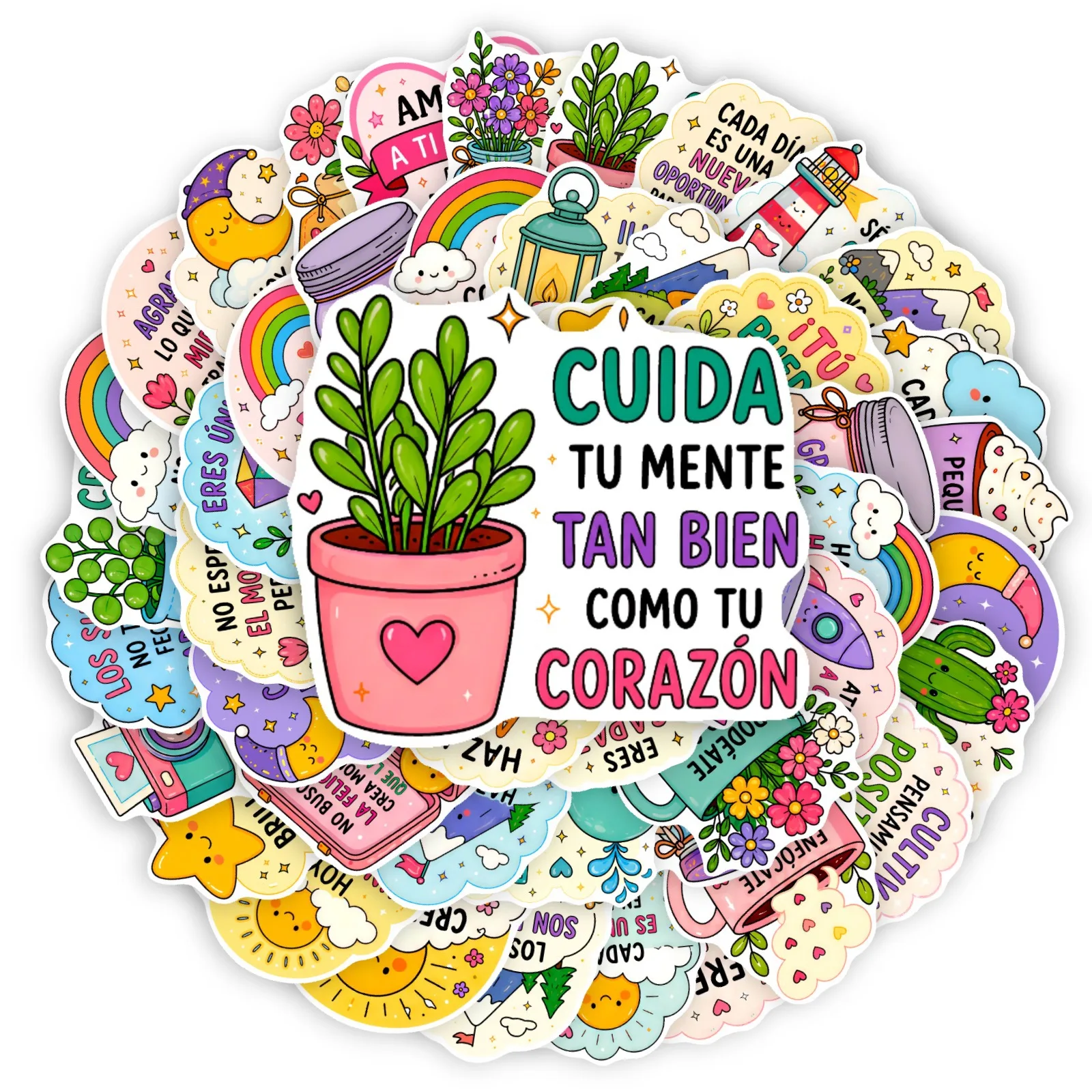 50 PCS Inspirational Spanish P - Luggage recension och pris
