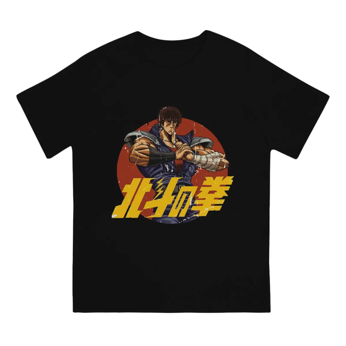 HOKUTO NO KEN Fist of North Star T Shirt Fashion Crewneck TShirt Polyester Short Sleeve