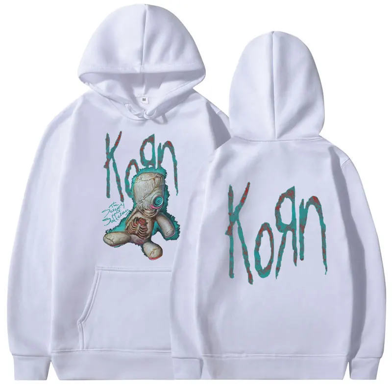 Korn Issues Rock Band Music Album Hoodie Men\'s Vintage Metal Gothic Oversized Hoodie Streetwear Hip Hop Punk Hooded Sweatshirt