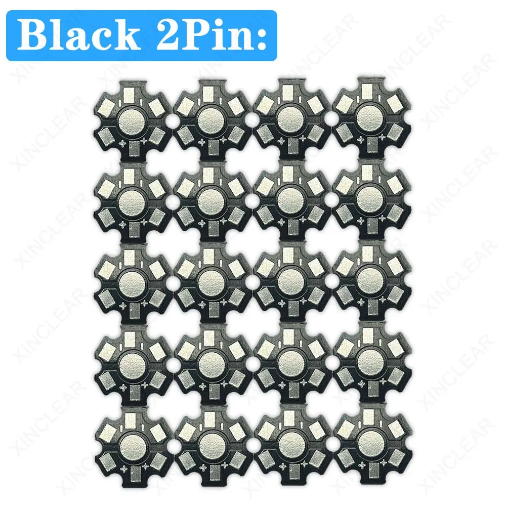1 Вт 3 Вт 5 Вт светодиодная алюминиевая основа печатная плата радиатор база 20 мм звездный комплект DIY охлаждающий радиатор 20 мм для 1 3 5 Вт светодиод