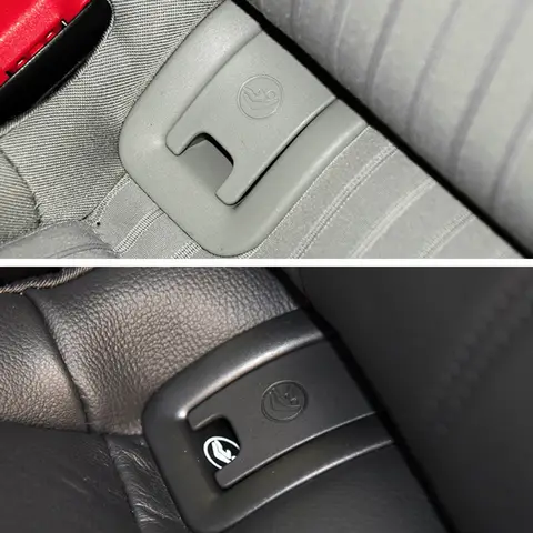 Black Child Seat Safety Belt Slot Trim Cover 4G8887187 4G8887233 For A6 C7 A7 S6 S7 RS6 RS7 High Quality Car Accessories 12 best sales audi a6 c7 - №7