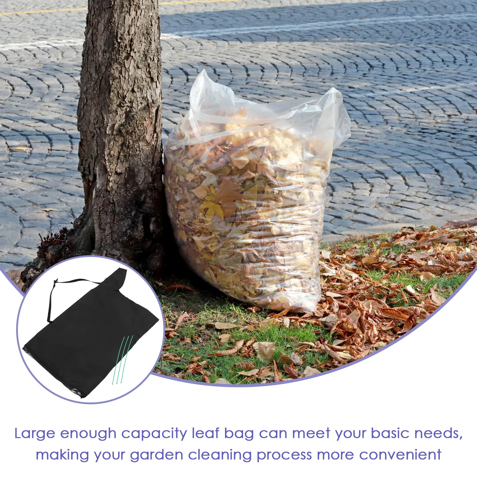 

Leaf Blower Bag Replacement Oxford Cloth Vacuum Bag For Outdoor Yard Fallen Leaves Collection Large Capacity Lawn Debris Storage
