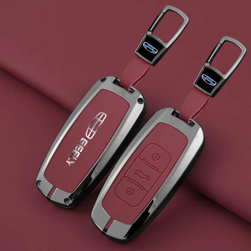 Suitable for Geely Emgrand X7 GS GX3 GT GC9 EC7 GC715 EC718 Englon SC3 Atlas Pro car remote key set, car key protection case