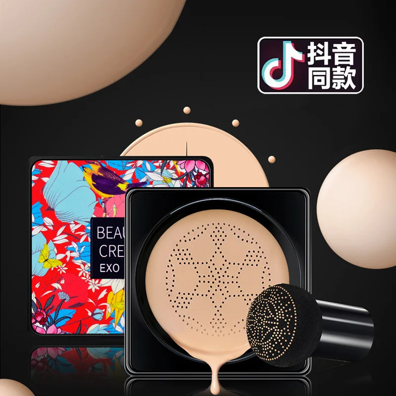 Magic Foundation Mushroom Head cuscino d'aria CC Cream Waterproof Brighten Foundation Cream Women Base Makeup Face cosmetici coreani