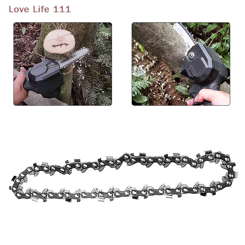 New 4/6/8/12/14/16 Inch Metal Chainsaw Chain Spare Parts Link Chainsaw Saw Chain Blade For Electric Saw Accessories Wood Cutting