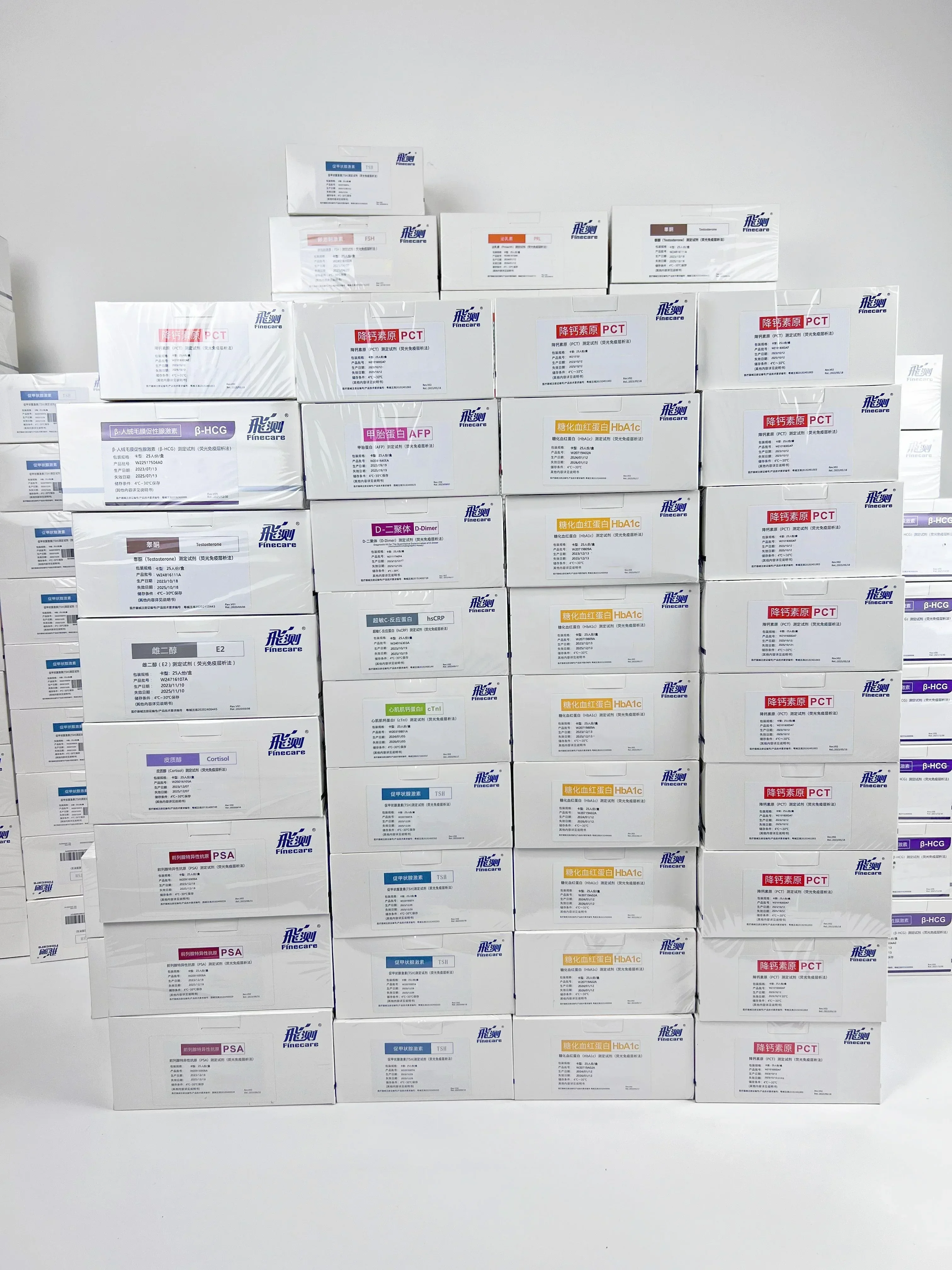 Immunoassay Diagnostic Detection Prog TT3 TT4 FT3 FT4 Test Kit Finecare Quantitative Fluorescence