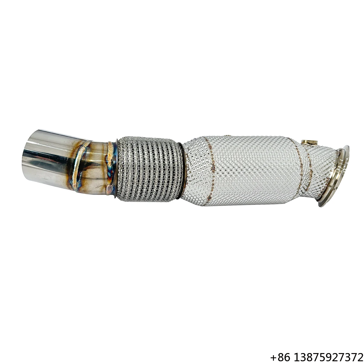 

Ecnal for 2014-2017 X5 X6 F15 F16 N55 3.0T Anti-Heat Transfer Stainless Steel Exhaust Downpipe High Horsepower Essential