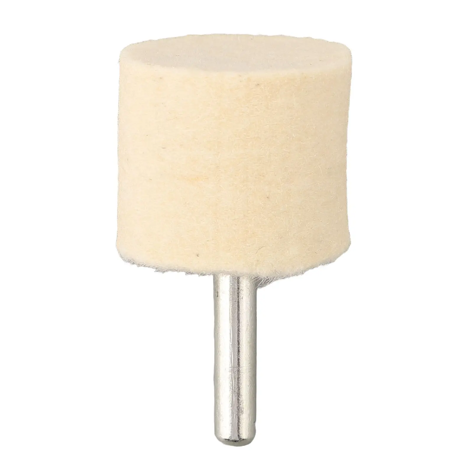 Buffing Wheel Wool Felt Grinding Head Silver Versatile Sizes 6mm Grinding Head Mounted Polishing Polishing Effect Shank