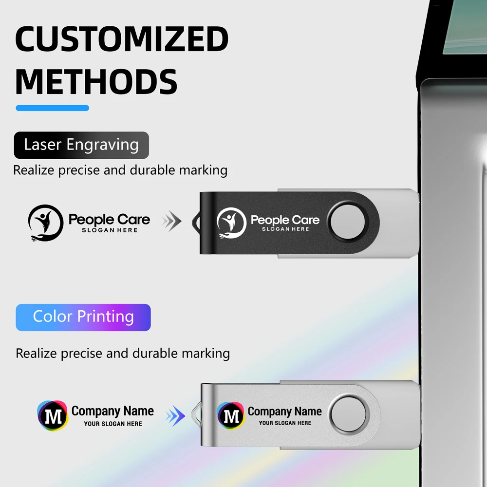 

Free Custom Logo TYPE-C USB Flash Drive 128GB USB-C Pen Drive 64GB White Purple Memory Stick Pendrive 32GB Cle Storage Device
