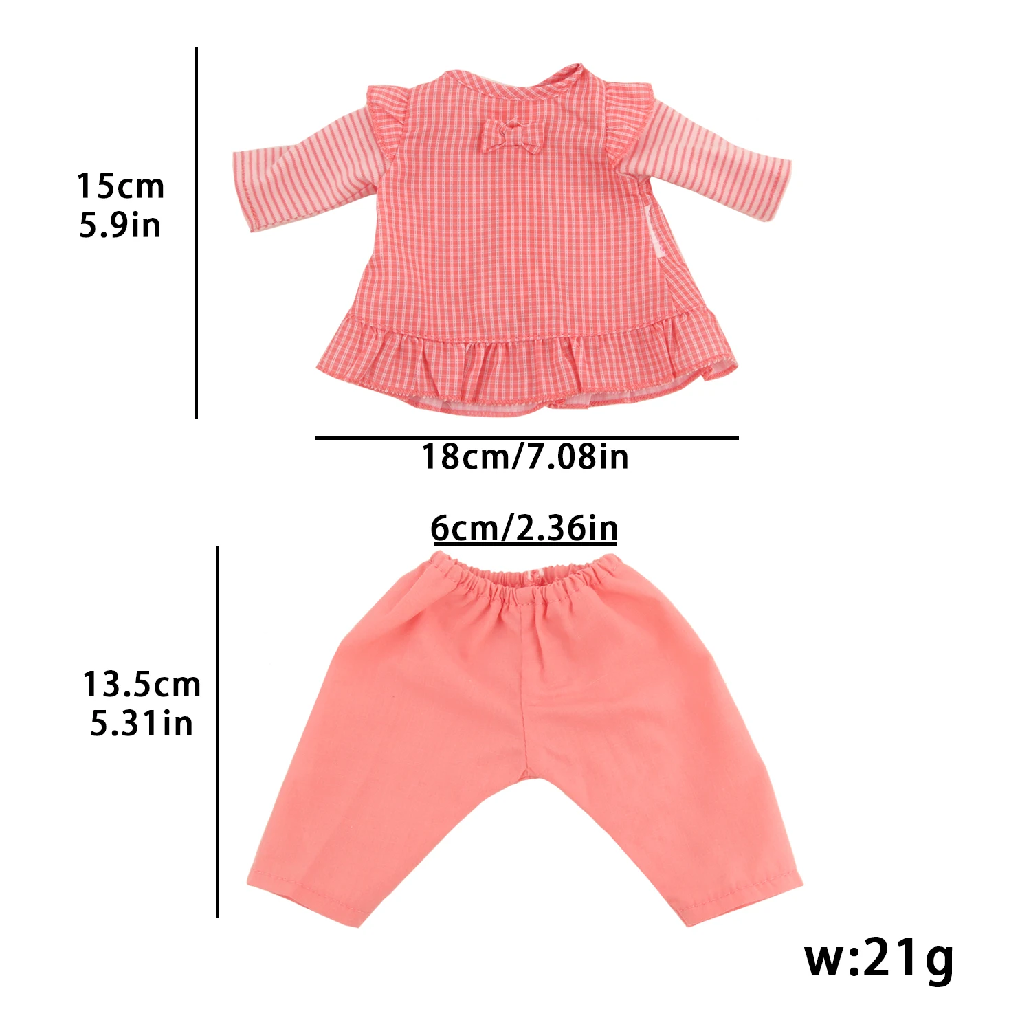 Cute 14" American Doll Clothes 4 Styles Pink Purple Princess Outfits + 3 Pairs 5CM Bow Shoes For 30-35cm Girl Nancy Girl Dolls