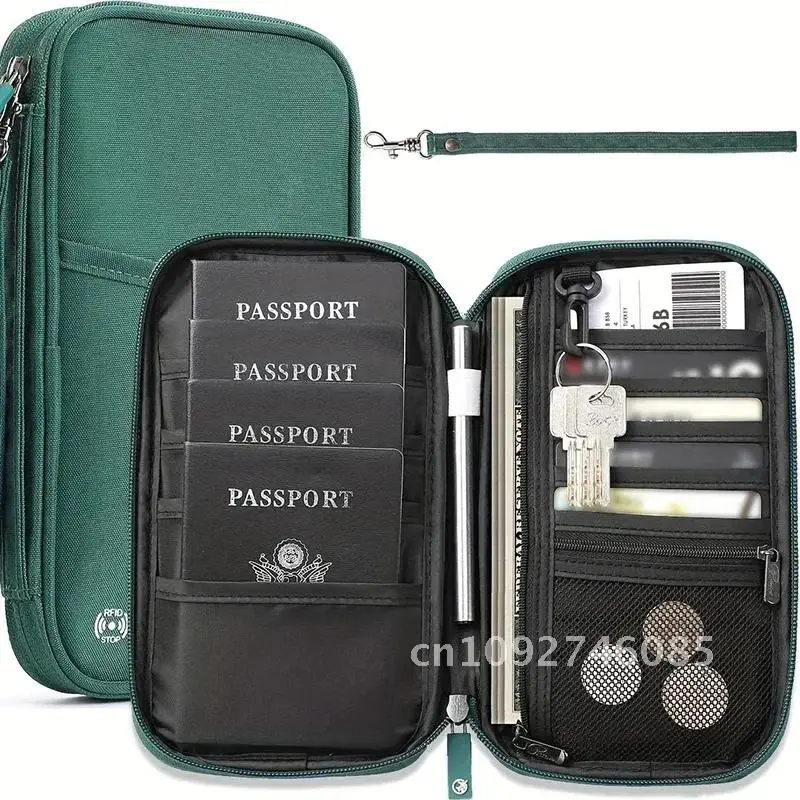 Document Passport Wallet Family Passport Holder Trip Travel Accessories Card Holder Document Organizer Travel Wallet Bag Travel