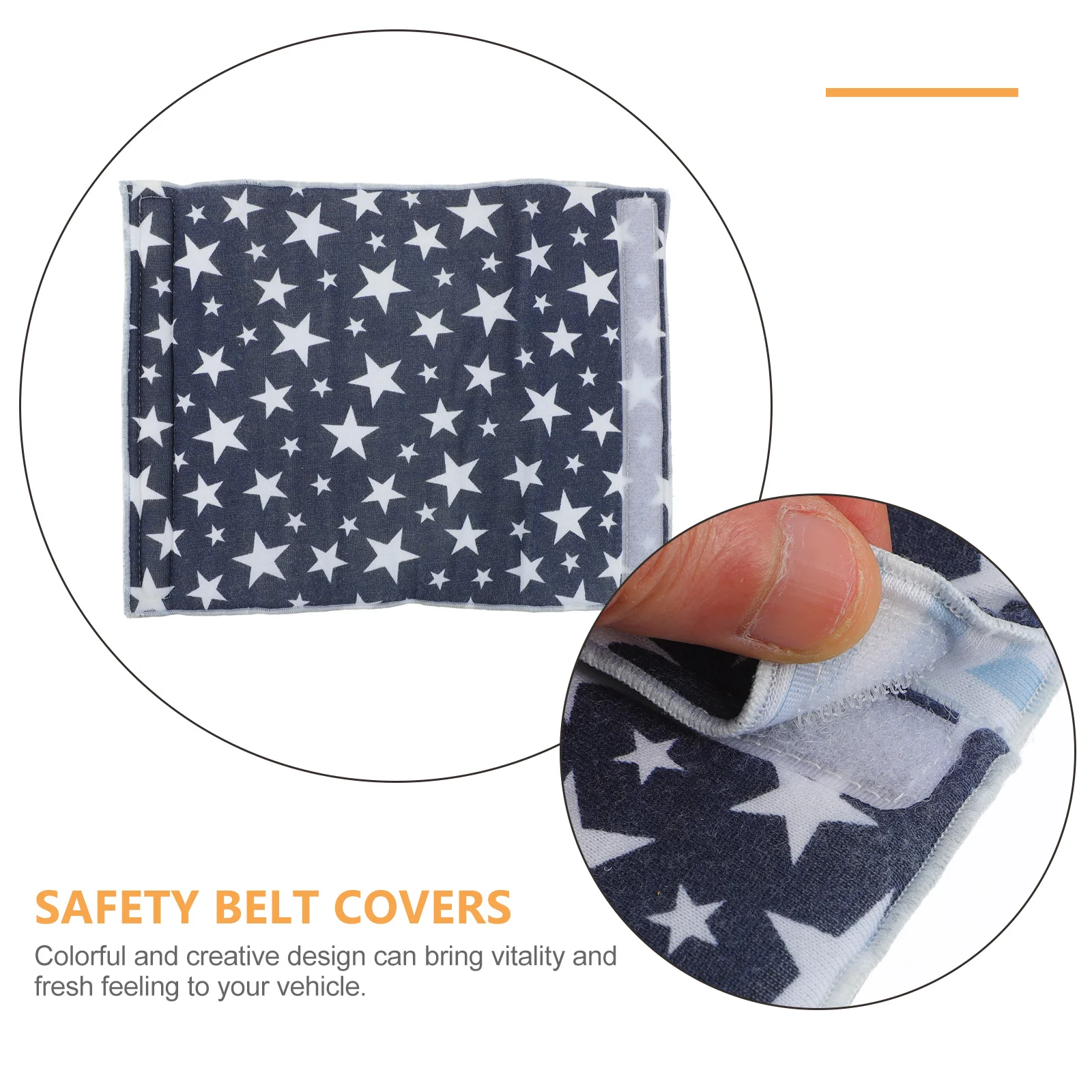 2 Sets Shoulder Pads Automotive Covers Car Cushions Safety Cotton Protectors Toddler Sleeve