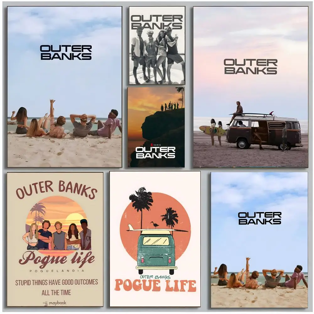 Tv Adventure O-Outer Banks Poster Modern Wall Art Bedroom Living Room Print Unframed
