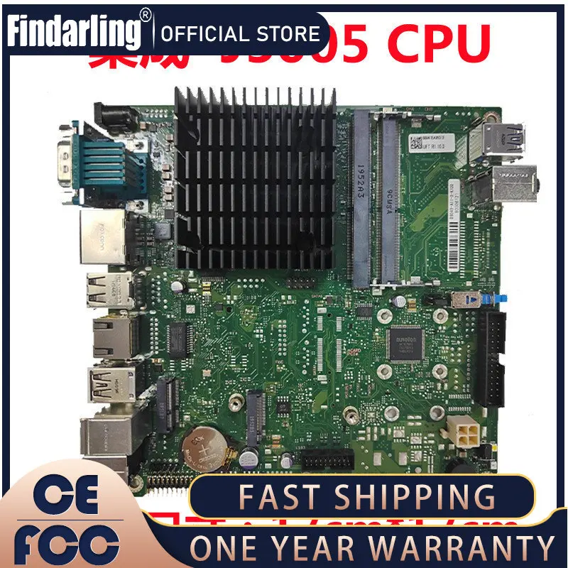 New Arrival Mini Motherboard Quad-core Intel Pentium J5005 Celeron J4105 Home Office Fanless Motherboard Computer