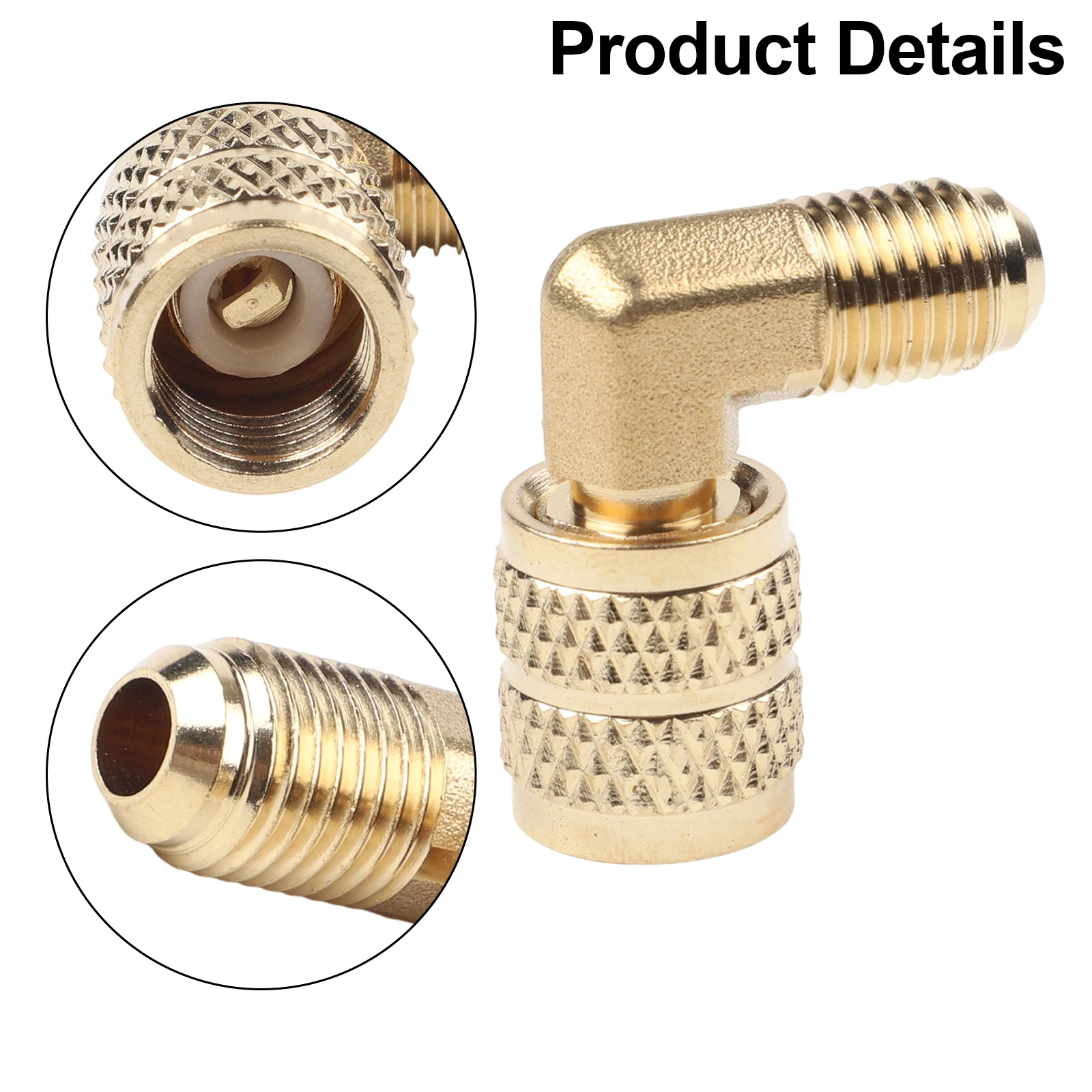 

Разъемный адаптер переменного тока R410a Переходный разъем R22 на R410 Диаметр резьбы 11 мм 90 Интегрированная конструкция Высококачественная латунь