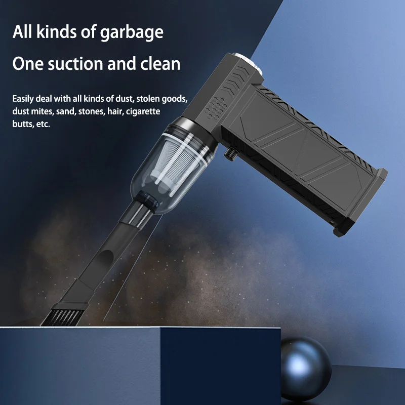 Violent Fan 300000RPM Powerful Air Blower Vacuum Dust Cleaner Type-C Charging Strong Winds 58m/s Brushless Turbo Jet Dry