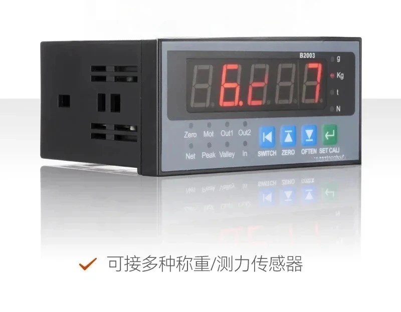 Force Weighing Torque Sensor Display Control Instrument RS232 485 0~ 10V
