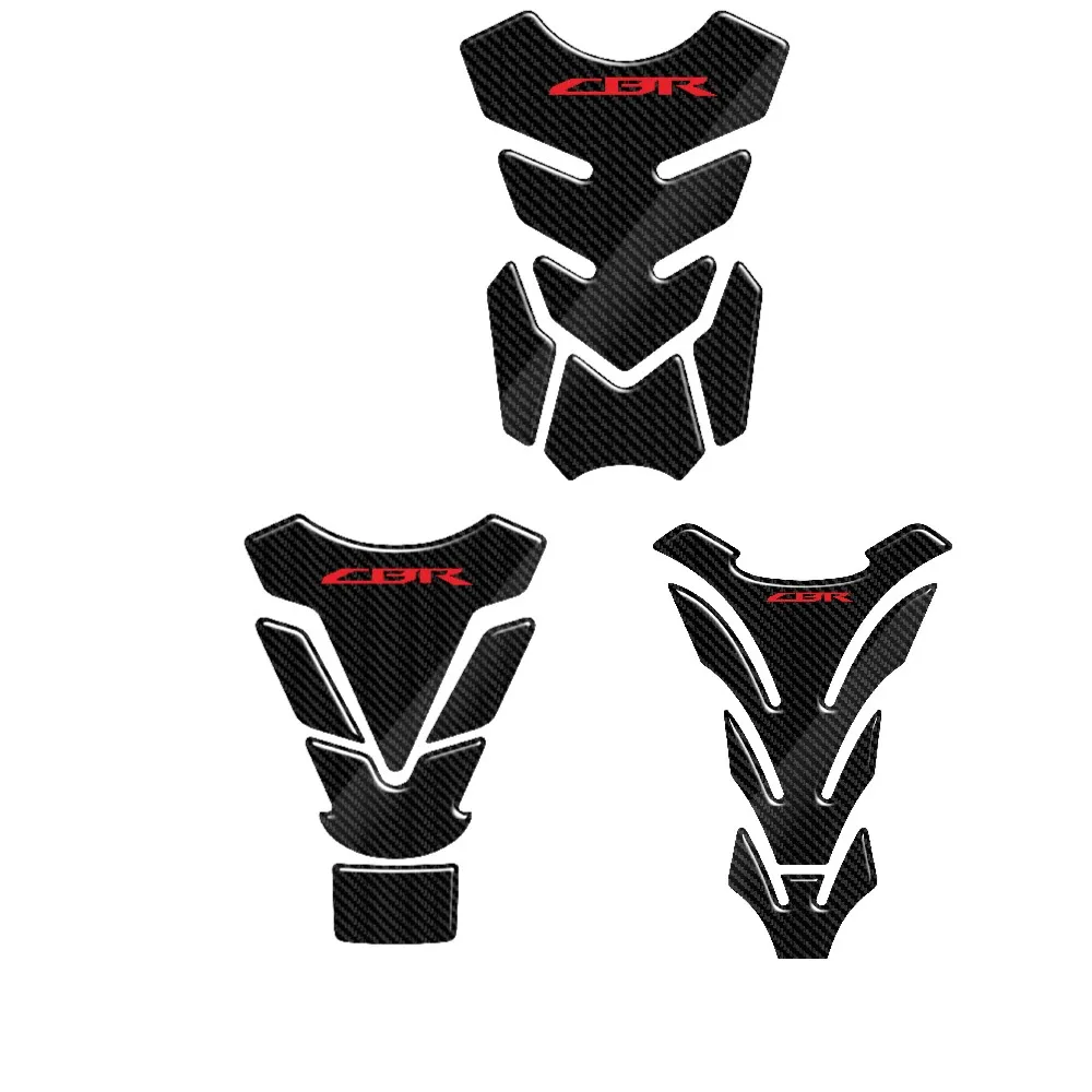 3D Carbon Fiber Motorcycle Fuel Tank Pad Cover Protector Decal Stickers For HONDA CBR1000 CBR250 CBR300 CBR400 CBR500 CBR600 RR