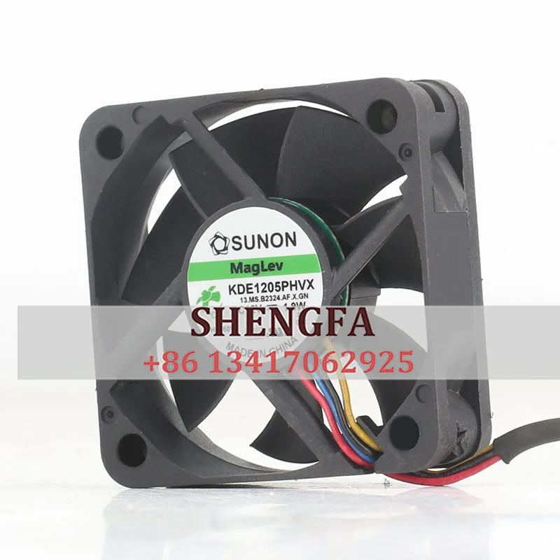 

New original SUNON 5CM 5015 DC12V 1.9W/2.6W KDE1205PHVX 4-wire 50x50x15MM temperature control CPU cooling fan