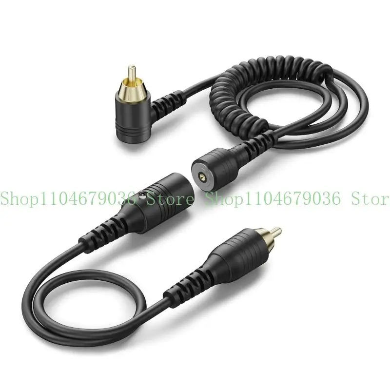 652F Quick Connection Heated Snowmobile Helmet RCAs Cable Heated Cord For Cold Weather Riding Easy Installation