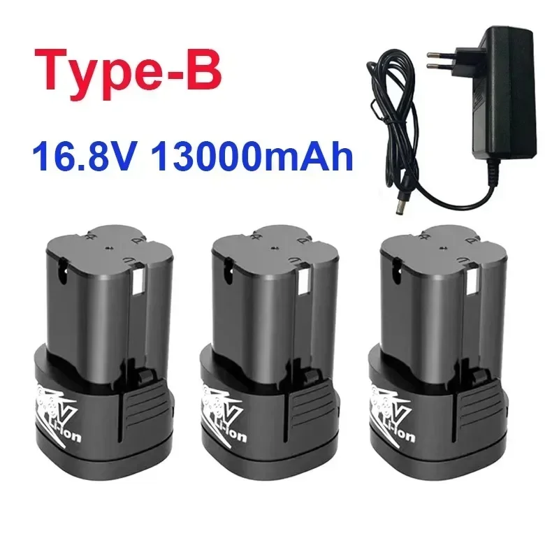 

Original 16.8V 13000mAh Electric Screwdriver Li-ion Battery Lithium Battery Rechargeable Hand Electric Drill Battery