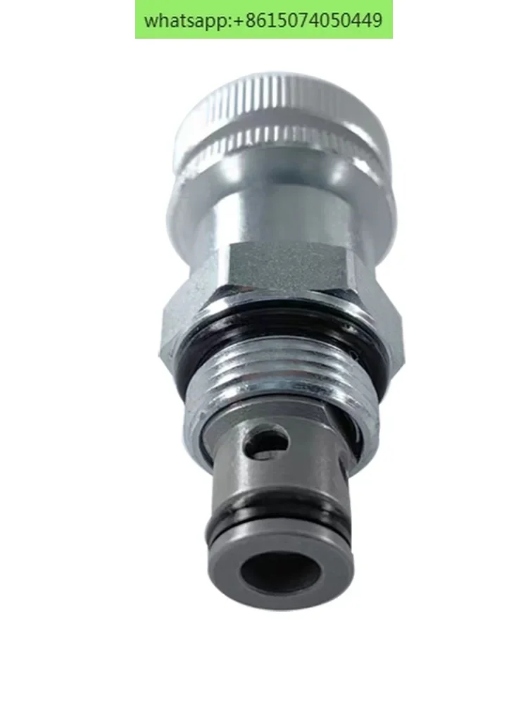 Katup throttle hidrolik LNV2-08 katup globe kontrol aliran penyisipan benang katup kontrol kecepatan manual LF08