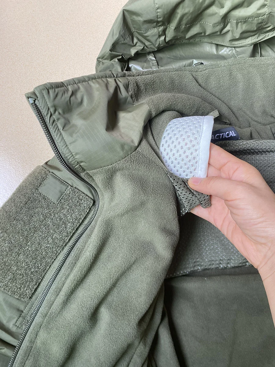 Ultraleichte Kampf-Baumwolljacke im PRO-Stil, Softshell-Jacke, Outdoor-Trainingsuniform für Herbst und Winter – Detail 13